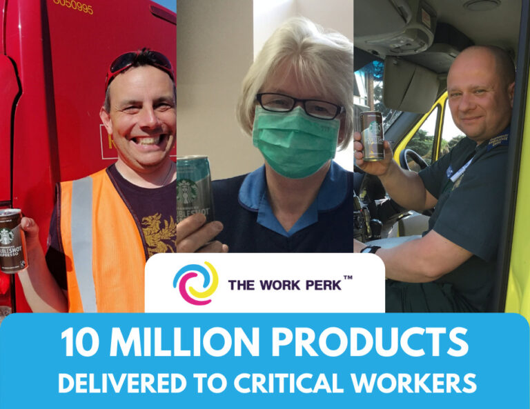 The Work Perk Distribute Over 10 Million Products to Critical Workers!